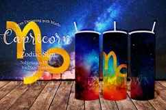 Capricorn - Zodiac Sign 20oz Tumbler Sublimation, design 1 Product Image 1