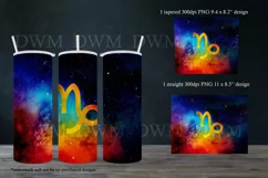 Capricorn - Zodiac Sign 20oz Tumbler Sublimation, design 1 Product Image 2