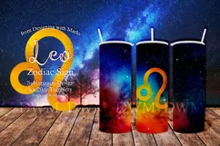 Leo - Zodiac Sign 20oz Tumbler Sublimation, design 1 Product Image 1