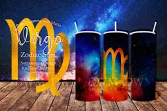 Virgo - Zodiac Sign 20oz Tumbler Sublimation, design 1 Product Image 1