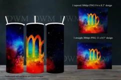 Virgo - Zodiac Sign 20oz Tumbler Sublimation, design 1 Product Image 2
