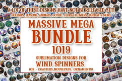 Mega Wind Spinner Bundle, Sublimation Wind Spinners Bundle Product Image 1