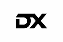 DX logo design vector template Product Image 1