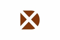 DX XD logo design vector template Product Image 1