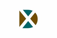 DX XD logo design vector template Product Image 1