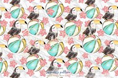 Toco Toucan Seamless Pattern kids summer seamless file DXs Product Image 2