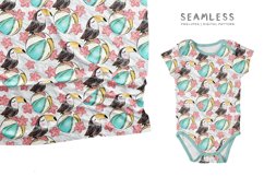 Toco Toucan Seamless Pattern kids summer seamless file DXs Product Image 3