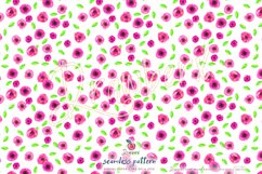 Pink Floral Seamless Pattern, pink flowers DXs Product Image 2