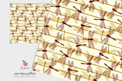Drafonflies pattern, seamless repeating file DXs Product Image 1