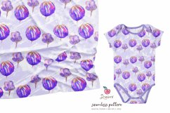 Magical Floral Pattern, Fairy flowers seamless file DXs Product Image 4