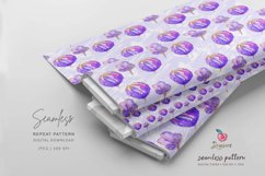 Magical Floral Pattern, Fairy flowers seamless file DXs Product Image 5