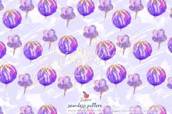Magical Floral Pattern, Fairy flowers seamless file DXs Product Image 2