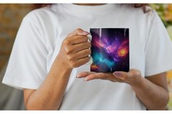 Dynamic colorful galaxy background | Mug sublimation design Product Image 2
