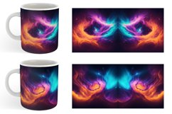 Dynamic colorful galaxy background | Mug sublimation design Product Image 5