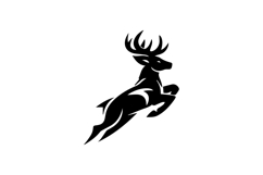 Dynamic Leaping Deer Logo Design Product Image 1