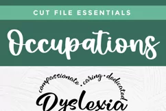 Dyslexia Therapist svg - create shirts, tote bags, or other gifts with your Cricut cutting machine