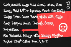Dyzero Vandal - Webfont Urban Graffiti Handstyle Font Product Image 2
