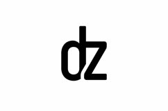 DZ logo design vector template Product Image 1