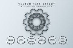 Black wire - editable text effect, font style Product Image 2