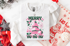 Merry Ho Ho Ho Santa Gifts Shirt Design Product Image 2