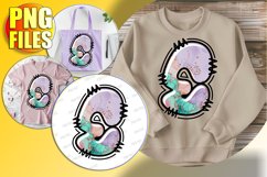 E Doodle Letter Valentine Bright Playful Charm! Product Image 1