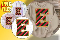 E Doodle Letter Style Symbol Whimsical Christmas Fun! Product Image 1