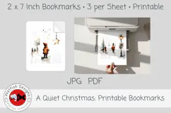 A Quiet Christmas Printable Bookmarks 1 Product Image 6