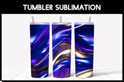 10 Purple Gradient Abstract Glitter Tumbler Seamless Tumbler Product Image 7