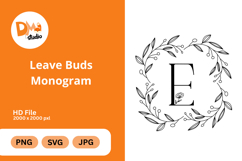 Leave Buds Monogram Product Image 1