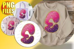 E Doodle Letter Valentine Romantic Bright Style! Product Image 1