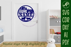 Farming name sign design for laser cutting Product Image 5
