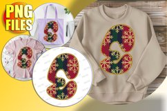2 Doodle Letter Style Sublimation Whimsical Christmas Fun! Product Image 1