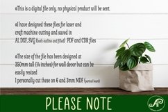 Flip flop tropical flowers layered wall art sign, SVG file Product Image 5