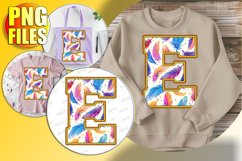 E Doodle Letter Valentine Romantic Heart Fun! Product Image 1