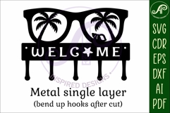 Sunglasses Key holders for metal and laser cutting Product Image 5