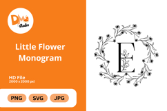 Little Flower Monogram Product Image 1