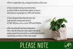 Personalized Crown cake topper SVG laser cut Product Image 5