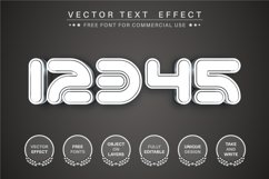 White goal - editable text effect, font style Product Image 2