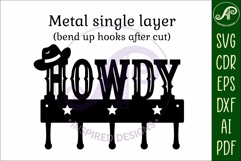 HOWDY Key holder designs for wood and metal Product Image 5