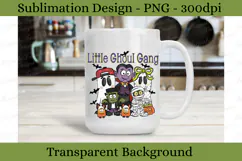 Halloween Little Ghoul Gang Hand Drawn Png Design Product Image 6