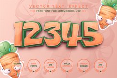 Sweet carrot - editable text effect, font style Product Image 5