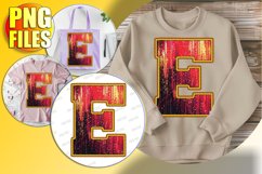 E Doodle Letter Romantic Valentine Cute Icon! Product Image 1
