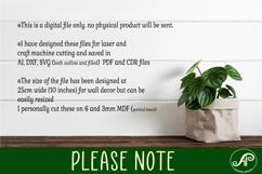 Home word with cat wall art sign, SVG file. vector Product Image 5