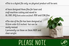 Baby monthly milestone discs SVG heart with vine flowers Product Image 5