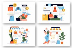 9 E-commerce Transactions Business Illustration Product Image 2