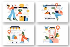 9 E-commerce Transactions Business Illustration Product Image 3