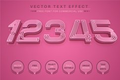 Pink stroke - editable text effect, font style Product Image 4