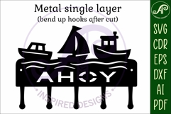 Boats Key holders for metal and laser cutting Product Image 5