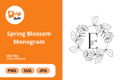 Spring Blossom Monogram Product Image 1