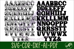 Goose themed alphabet letter set. 2 layer 52 letters. Product Image 5
